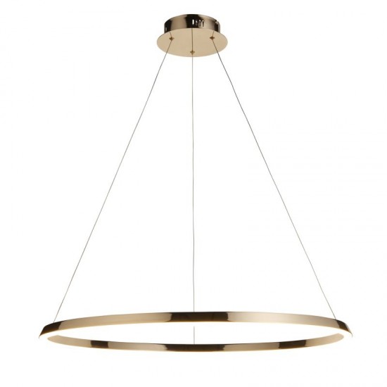 74356-001 French Gold Round LED Pendant