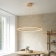 74356-001 French Gold Round LED Pendant