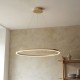 74356-001 French Gold Round LED Pendant