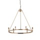 74357-001 - Base Only - Aged Brass Centre Fitting