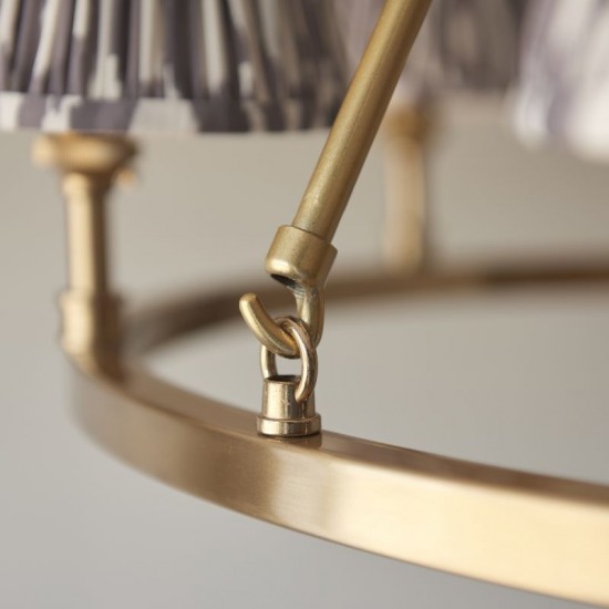 74357-001 - Base Only - Aged Brass Centre Fitting