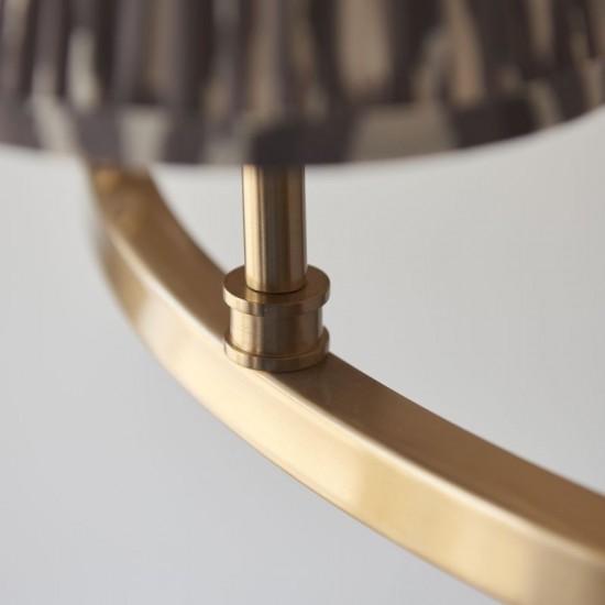 74357-001 - Base Only - Aged Brass Centre Fitting