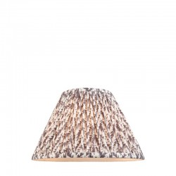 74372-001 - Shade Only - 30 cm Pearl Grey Leaf Tapered Shade
