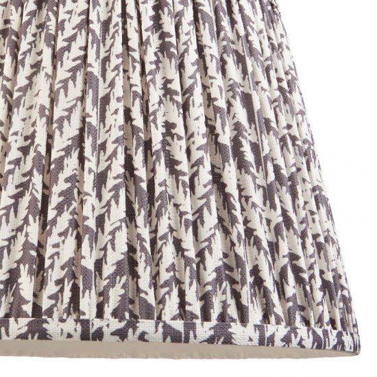 74373-001 - Shade Only - 35 cm Pearl Grey Leaf Tapered Shade