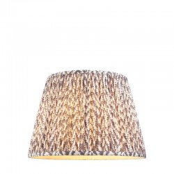 74374-001 - Shade Only - 40 cm Pearl Grey Leaf Tapered Shade 74374-001 - Shade Only - 40 cm Pearl Grey Leaf Tapered Shade