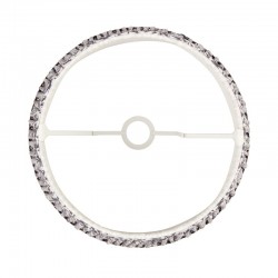 74374-001 - Shade Only - 40 cm Pearl Grey Leaf Tapered Shade 74374-001 - Shade Only - 40 cm Pearl Grey Leaf Tapered Shade