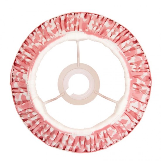 74388-001- Shade Only - 20 cm Coral Pink Tapered Shade