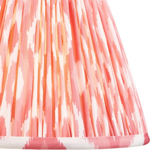 74389-001 - Shade Only - 25 cm Coral Pink Tapered Shade