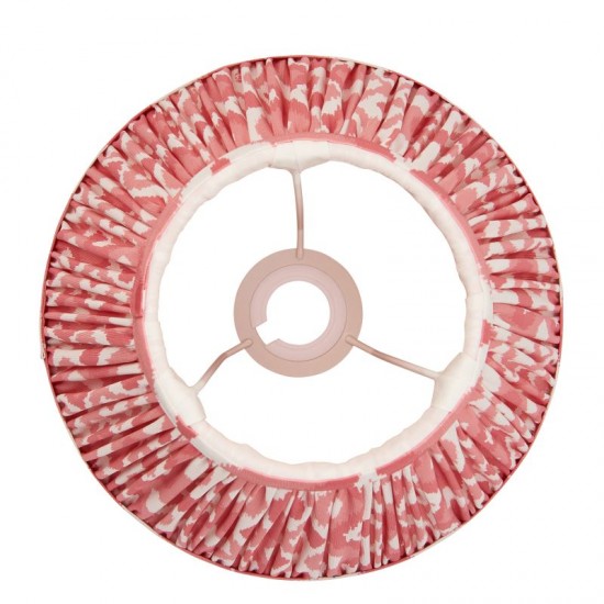 74389-001 - Shade Only - 25 cm Coral Pink Tapered Shade