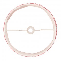 74392-001 - Shade Only - 40 cm Coral Pink Tapered Shade