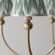 74414-001 - Base Only - Brushed Aged Brass Centre Fitting