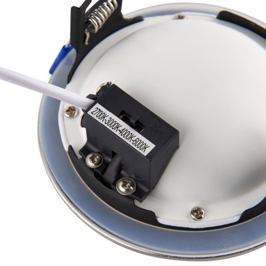 75294-001 Satin Nickel CCT Recessed Downlight IP65