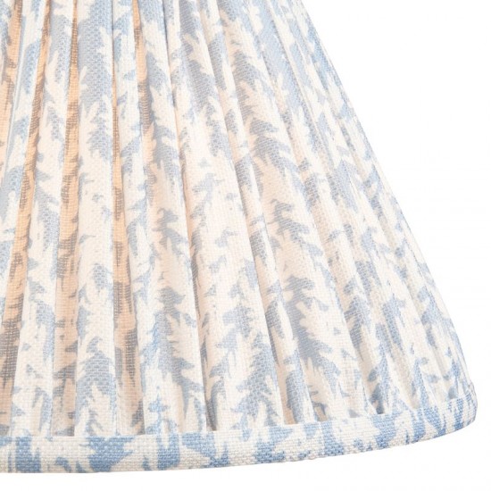 74437-001 - Shade Only - 30 cm Shell Bay Blue Leaf Tapered Shade