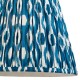 74475-001 - Shade Only - 35 cm Marlin Blue Tapered Shade