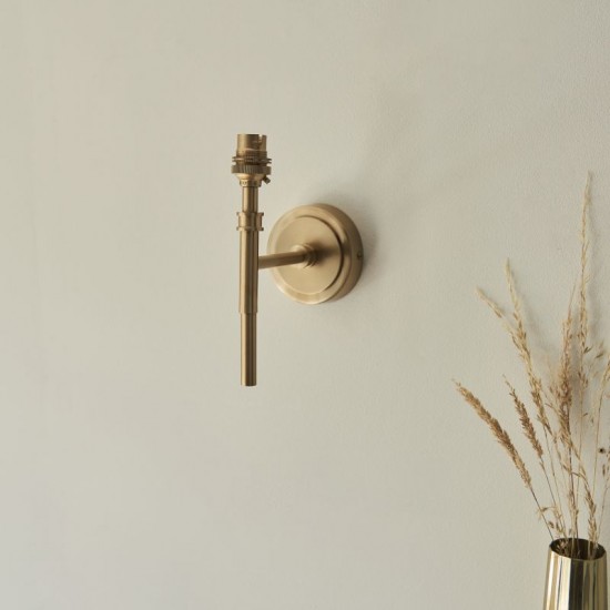 74478-001 - Base Only - Aged Brass Wall Lamp