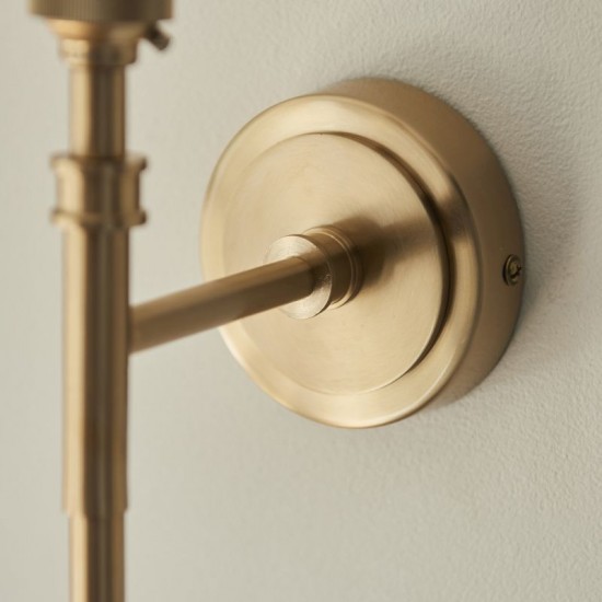74478-001 - Base Only - Aged Brass Wall Lamp