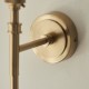 74478-001 - Base Only - Aged Brass Wall Lamp
