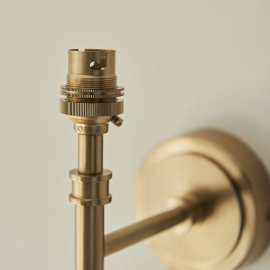 74478-001 - Base Only - Aged Brass Wall Lamp