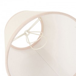 74479-001 - Shade Only - 16 cm Vintage White Cotton Shade - Clip Gimbal 74479-001 - Shade Only - 16 cm Vintage White Cotton Shade - Clip Gimbal