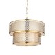 78447-001 Gold 6 Light Pendant with Frosted Diffuser 78447-001 Gold 6 Light Pendant with Frosted Diffuser