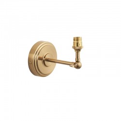 74522-001 - Base Only - Aged Brass Wall Lamp