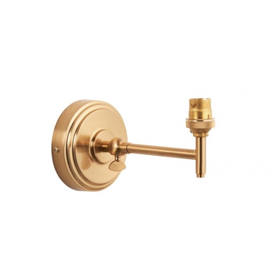 74524-001 - Base Only - Aged Brass Wall Lamp