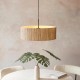 78787-001 Black 3 Light Pendant with Natural Seagrass Shade 78787-001 Black 3 Light Pendant with Natural Seagrass Shade