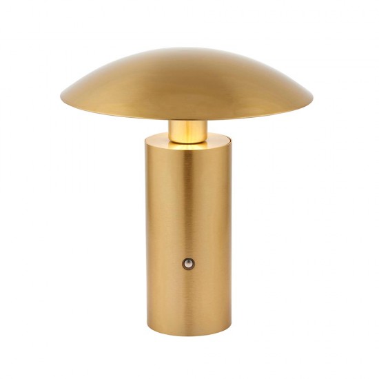78797-001 Rechargeable Brushed Gold LED Table Lamp
