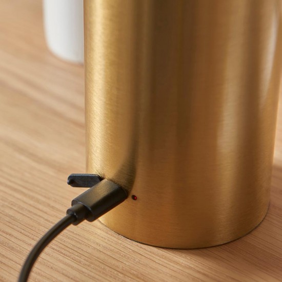 78797-001 Rechargeable Brushed Gold LED Table Lamp