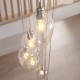 78896-001 Bright Nickel 13 Light Cluster Pendant with Clear Glass