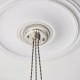 78899-001 Bright Nickel 3 Light Cluster Pendant with Clear Glass