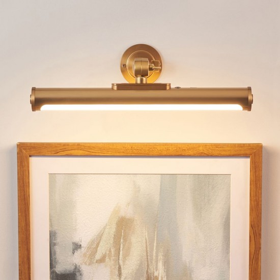 83014-001 Warm Brass USB Rechargeable Picture Light