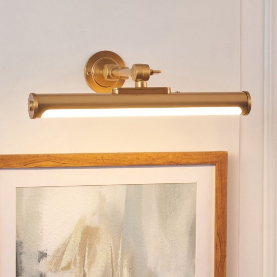 83014-001 Warm Brass USB Rechargeable Picture Light