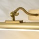 83015-001 Warm Brass USB Rechargeable Picture Light