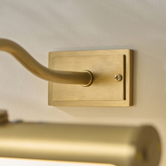 83015-001 Warm Brass USB Rechargeable Picture Light
