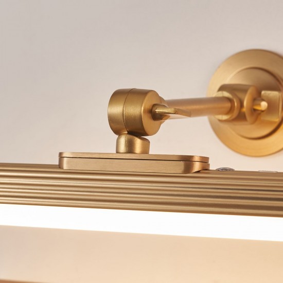 83016-001 Warm Brass USB Rechargeable Picture Light