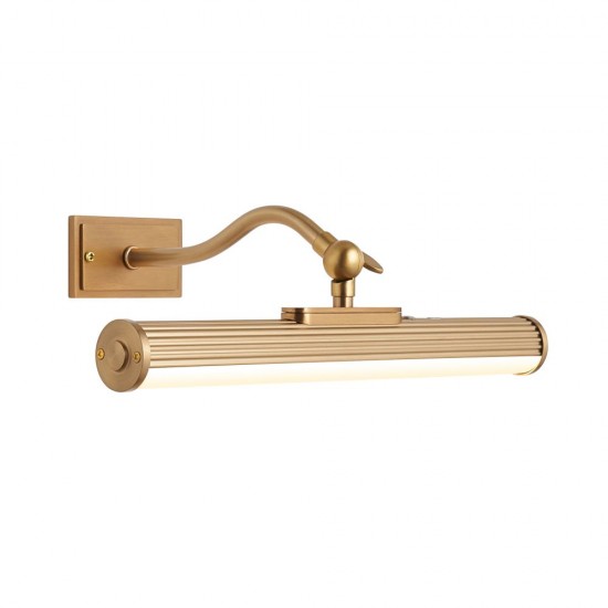 83017-001 Warm Brass USB Rechargeable Picture Light