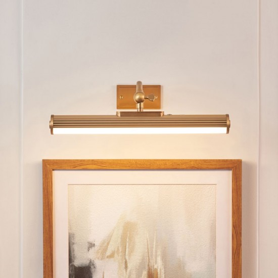 83017-001 Warm Brass USB Rechargeable Picture Light