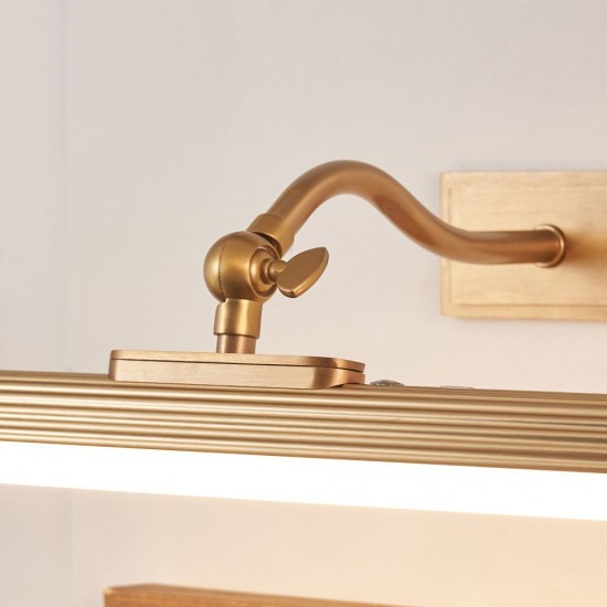83017-001 Warm Brass USB Rechargeable Picture Light