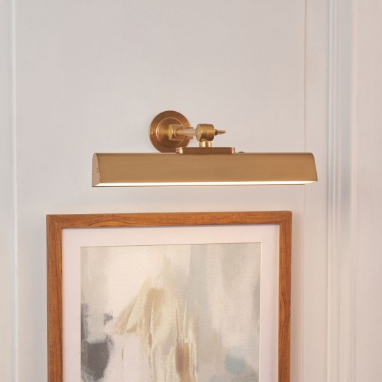 83018-001 Warm Brass USB Rechargeable Picture Light