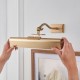 83019-001 Warm Brass USB Rechargeable Picture Light