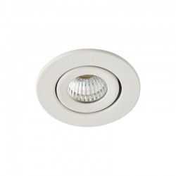 22162-001 LED 4000K Micro White Recessed Tilt Downlight 22162-001 LED 4000K Micro White Recessed Tilt Downlight