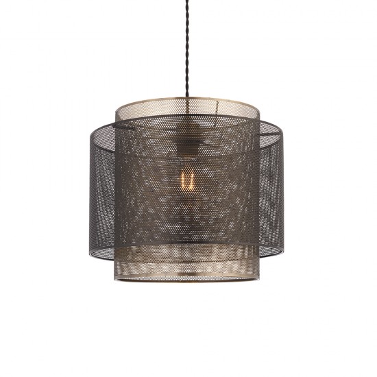 22757-001 Matt Black & Antique Brass Shade for Pendant 22757-001 Matt Black & Antique Brass Shade for Pendant