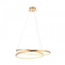 22767-001 LED Gold Leaf Pendant