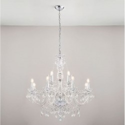 64812-001 Chrome 12 light Chandelier with Clear Acrylic 64812-001 Chrome 12 light Chandelier with Clear Acrylic