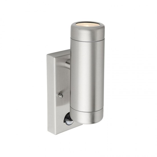 31806-001 Stainless Steel Up & Down PIR Wall Lamp