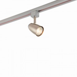 54453-001 Satin & Polished Chrome Track Head Spotlight 54453-001 Satin & Polished Chrome Track Head Spotlight