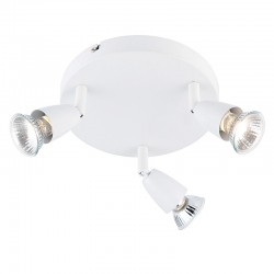 21887-001 Gloss White 3 Light Spotlights 21887-001 Gloss White 3 Light Spotlights