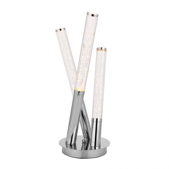 50965-001 LED Clear & Polished Chrome Table Lamp