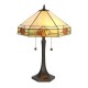 51022-001 Tiffany Glass & Dark Bronze Table Lamp